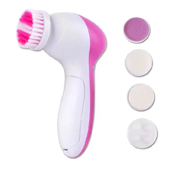 Elektrisk ansiktsrengöring 5 IN 1 ansiktsrengöring borste tvätt maskin spa hudvård massager pormaskar rengöring ansiktsrengöring verktyg