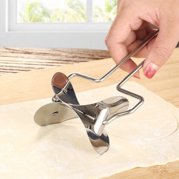 Rustfrit stål Dumpling Maker Set Dej Cutte