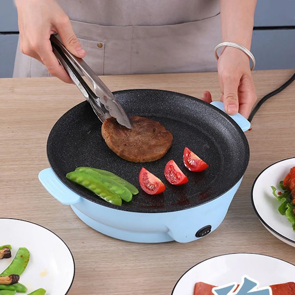 220V Multifunktion Elektrisk Stegre Pande Stryggryde Ikke-klæbrig Grill Steg Bagning Stege Pande