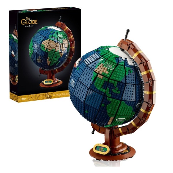 Expert Moc Bricks 2585PCS Earth Globe Modular Bygge Klosser Montage Klosser