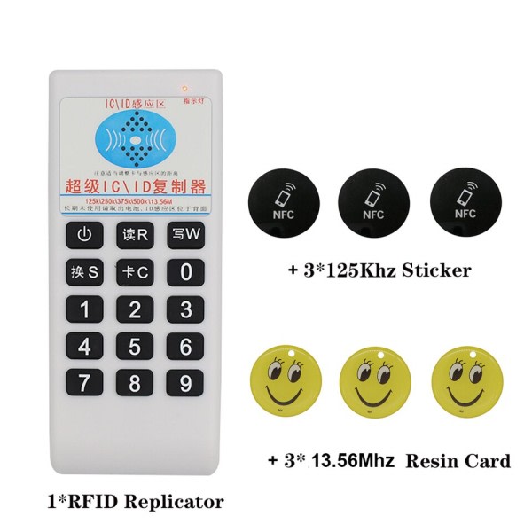 Kämmenlaite taajuus 125Khz-13,56MHZ kopiokone monistin klooneri RFID NFC IC kortti lukija