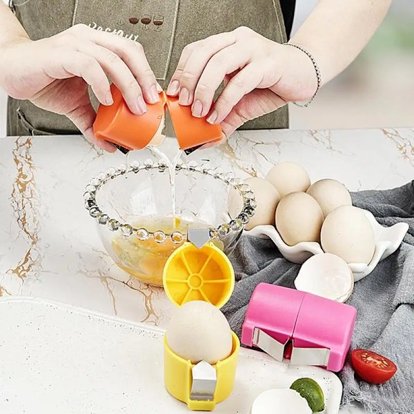 Ägg öppnare Creative Shell Cutter Emfortless Easy Kök Tillbehör
