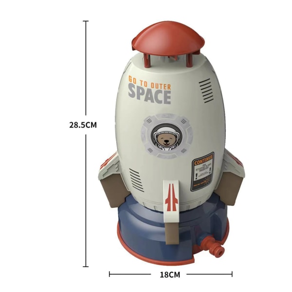 Raket raket leksaker utomhus raket vatten tryck lyft sprinkler leksak