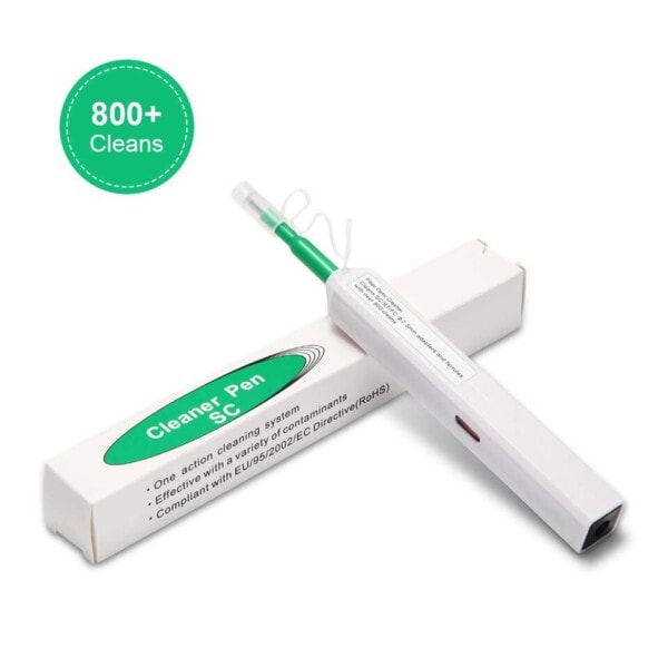 One Touch Cleaning Tool 1,25mm og 2,5mm Cleaning Pen 800 Cleaning Fiber Optic Cleaner