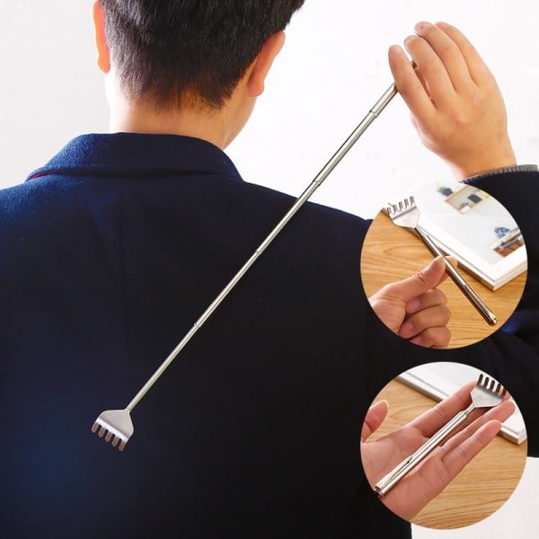 Back Scratcher Portable Back Massager Rostfritt stål