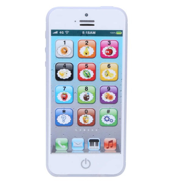 Barn mobil telefon leksak mobil smart telefon leksak lär spel barn lärande engelska mobil telefon pedagogisk leksak
