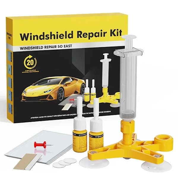 Bil Vindruta Spricka Reparationer Kit Gör-det-själv Fönster Snabb Fix Reparation Verktyg Lim för Glas Bil Glas Repa Spricka Reparation Tillbehör