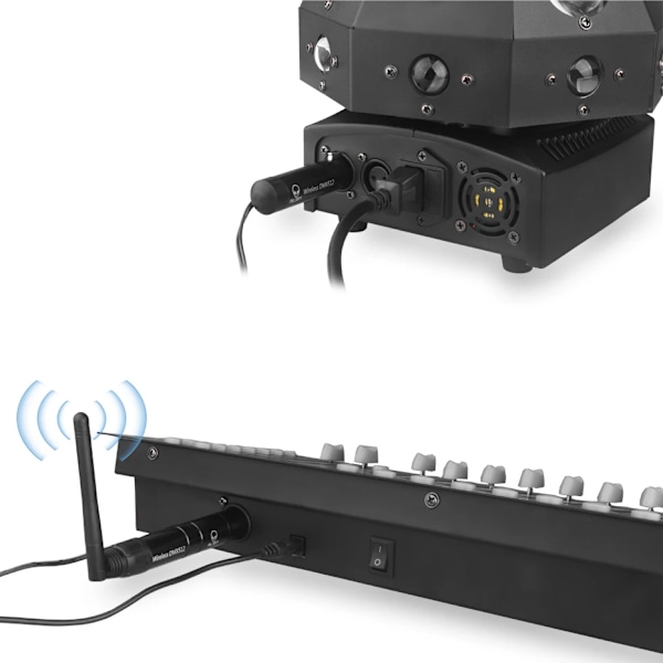 2.4G ISM Langaton DMX 512 Dfi Ohjain XLR vastaanotin lähetin