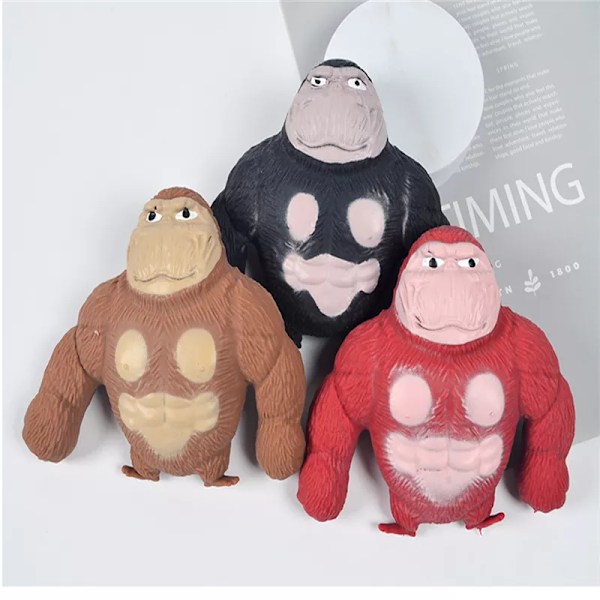 Anime figuuri lelut lateksi apina gorilla lelut viidakko eläin figuurit joulu lahjat