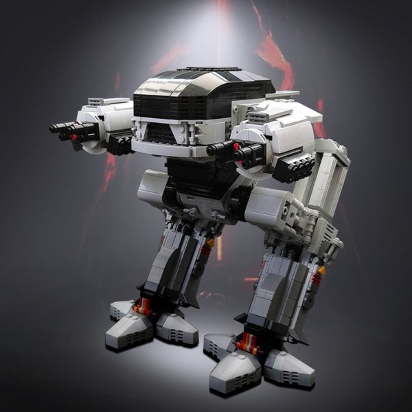 Robot Modell Executing robot mekanisk krig polis Enforcement Series  Building Block