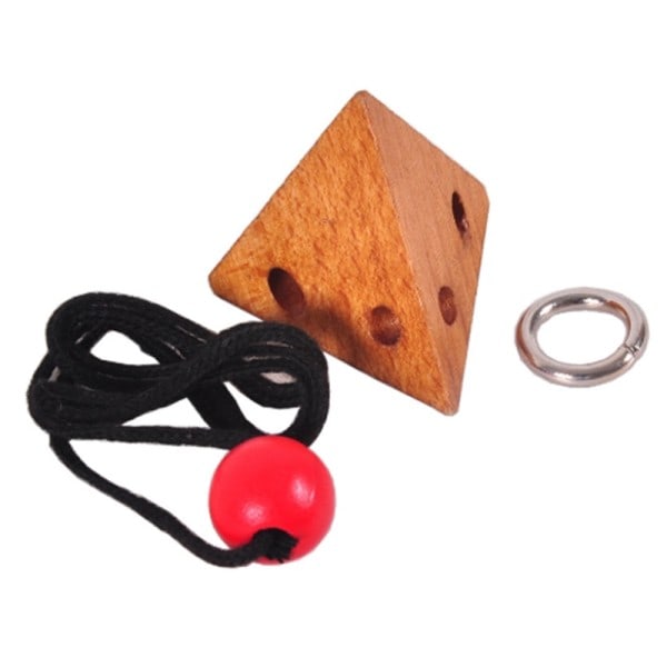 Köysi Puinen Puzzle Logic Älykäs Aivot Teaser String Pulmapelit Peli