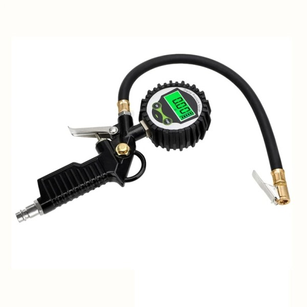 Digital Bil Dæk Luft tryk Inflator Måler LCD Display LED Baggrundslys Køretøj Tester