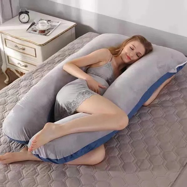Multifunksjonell Gravid Kvinner's Pute Side Ligge Pute