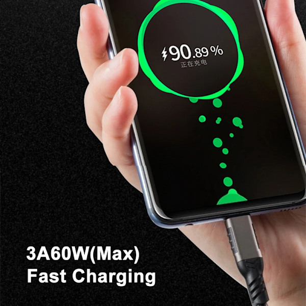 USB3.2 Gen2 Kabel C Till A 10Gbps Max Sändning Hastighet Data Kabel för Hårddisk