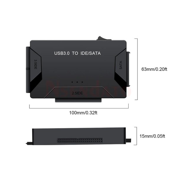 Universal Adapter USB3.0 USB 3.0 Data Transfer to SATA IDE Combo External Converter