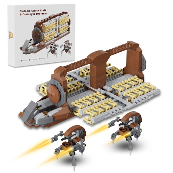 Space Film Krig Platoon Angrep Byggeblokker Set Maskin og Destroyer Robot Klosser Leker