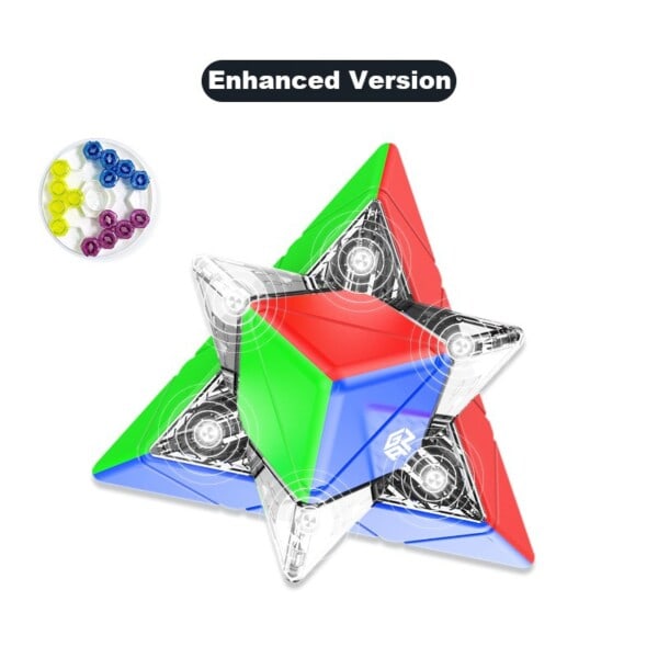 GAN pyramid M Enhanced Core positioning GES+ Magnetic 3x3x3 Speed Cube Pyraminxes 3x3 Magic Cube Puzzle