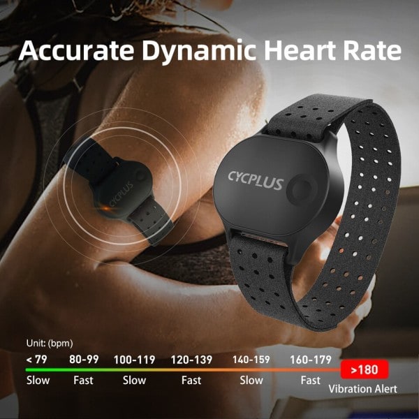 Puls Sensor Armband Handled Bälte Bluetooth ANT+ Fitness Monitor