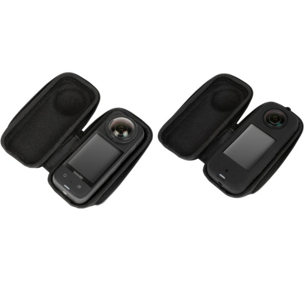 Bär fodral för Insta360 ONE X3,Mini PU Hård  Shell Låda Protective Rese hus