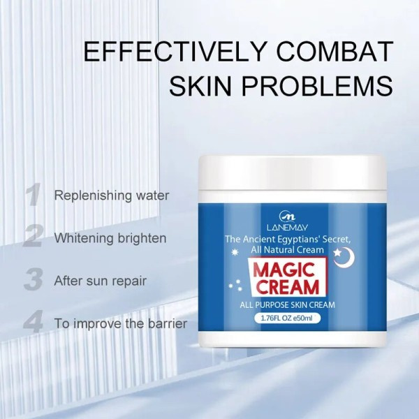Magic Wrinkle Remover Face Cream Anti-Aging Fade Fine Lines Lifting Firming Whitening Fuktgivande Skönhet Hudvård 50g