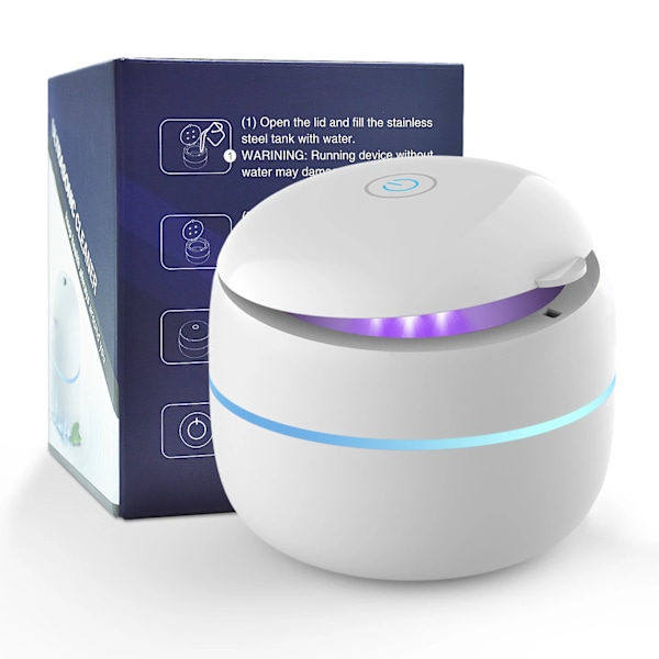 Husholdnings Ultralyd UV renser Tannlege assistent proteser bad pulserende rengjøring sett for smykker falske tenner oppretting holder
