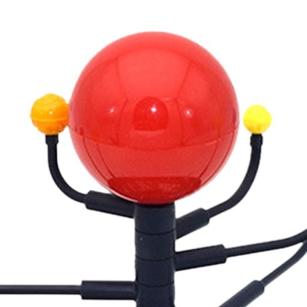 1Sett Solar System Nine Planets Model Science Kit DIY Assembly Foreldre-barn Interaksjon Planetarium Leketøy