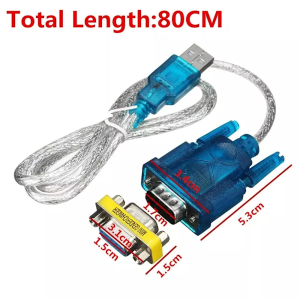 USB RS232 COM portti sarja portti 9 nasta DB9 kaapeli sarja sovitin muunnin