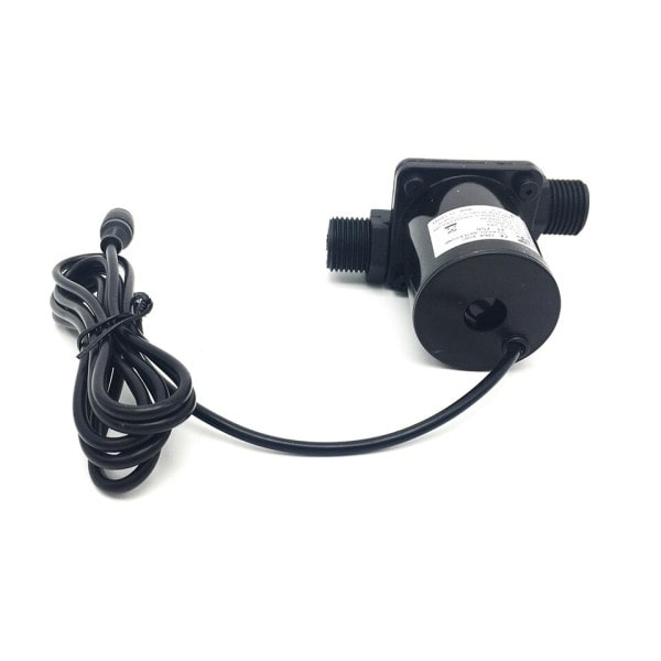 Mikro dränkbar vatten pump DC 12V 24V lågt brus sol borstlös pump