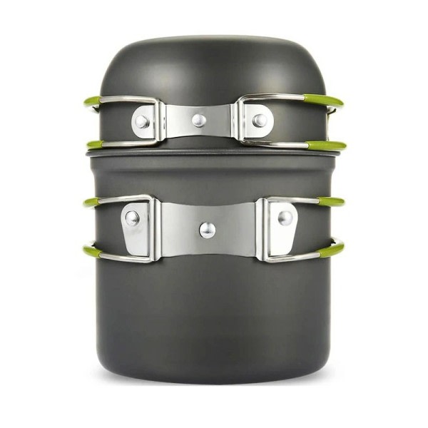 Utomhus Gruka Set Camping Picknick Bärbar Fullbar Kanna