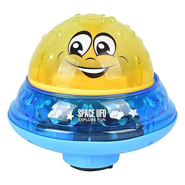 Baby bad legetøj elektrisk induktiv vand spray bold med lys badeværelse badekar svømning legetøj