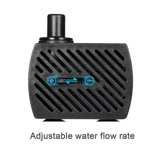Ultra-støjsvag nedsænkelig vand fontæne pumpe filter fisk dam akvarie vand pumpe tank