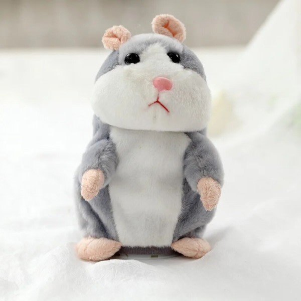 15 cm Härlig Pratande Hamster Prata Prata Ljud Spela in Repetera Stuffed Plysch Djur Kawaii Hamster Leksaker