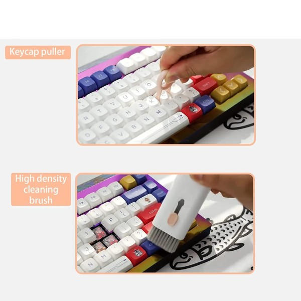 Multifunktionelt computer tastatur rengøring børste ørepropper rengøring pen til airpods pro macbook skærm rengøring værktøj kit