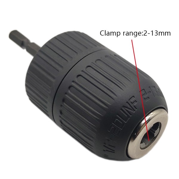 Precis Keyless Drill Chuck Converter 1/2"-20UNF Thread Quick Change Adapte