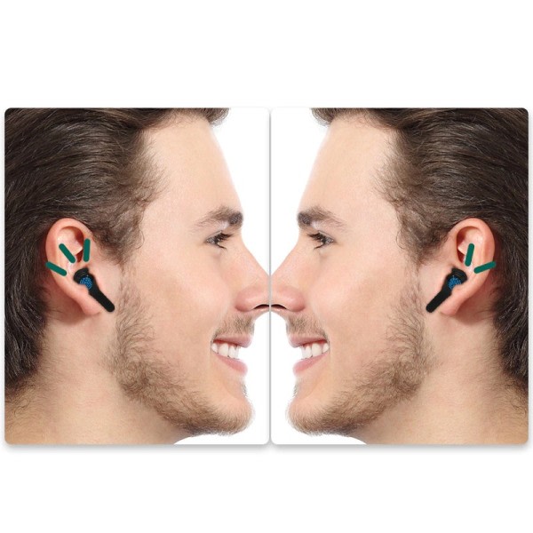 Laddningsbara Hörselapparater Bluetooth Hörselhjälpmedel APP Kontroll Hög effekt förstärkare Svår förlust
