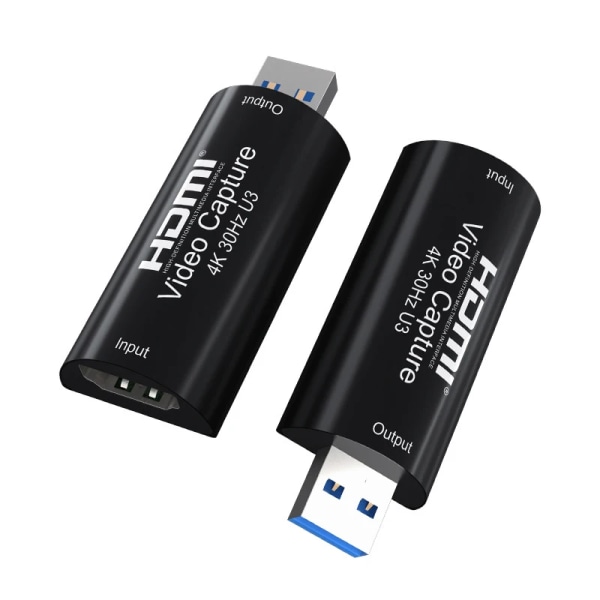 4K 30HZ MS2130 Real USB 3.0 HDMI-kompatibel Video Capture Card Spel Inspelning Box 1080p 60fps Live Streaming