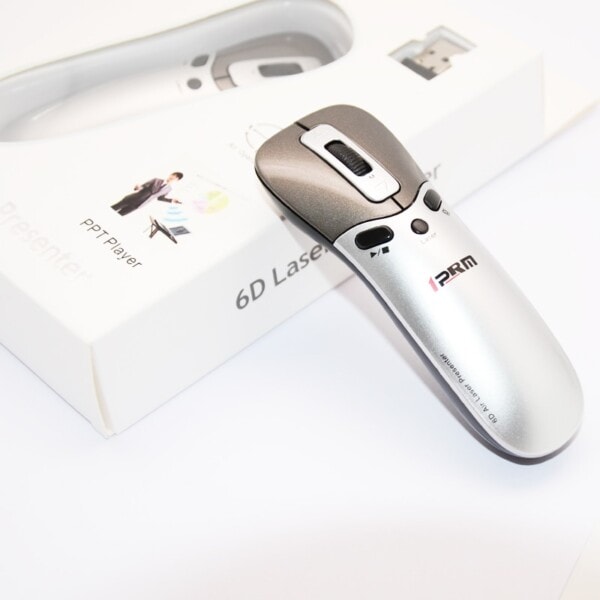 Trådløs Fly Air laser mus G-Sensor 15m 2,4Ghz USB Optisk Laser Presenter