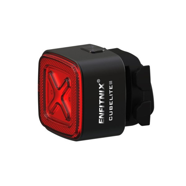 Smart Tail Light Cykel Broms Varning Ljus Ultra Ljus Bakre Light USB Charge LED Natt Varning Ljus