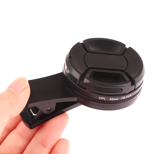 Universal Med Klämma Portabel Professionell Telefon Polarisator Vidvinkel Lens