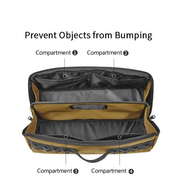 Camping oppbevaring bag multifunksjonell utendørs verktøy oppbevaring bag