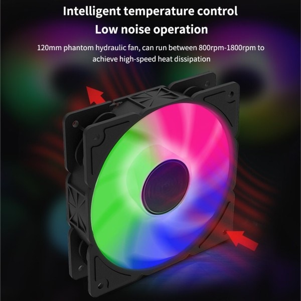 Vesi jäähdytin suoritin tuuletin 120mm 240mm 360mm suoritin jäähdytin RGB integroitu jäähdytin prosessori jäähdytin