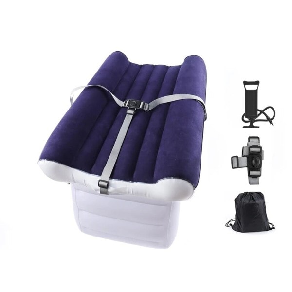 Lentokone auto sänky lapset puhallettava taapero lentokone sänky vauva matka lentokone sänky käsi pumpulla