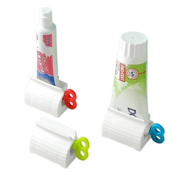 3 bitar Tandkräm Dispenser Squeezer Badrum Tillbehör Tandkräm Hållare Arrangör