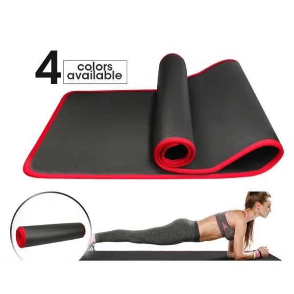 Yoga Mattor NRB Halkskydd Träningsmatta Fitness Smaklös Pilates Träning Gym Mattor