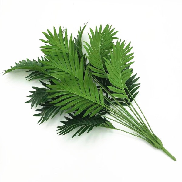 Kunstig plante spredt hale tropisk kunstig palme tre store planter blader falske palme blad