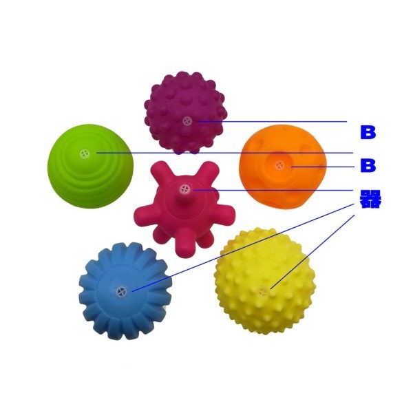 Teksturoitu Multi Ball Set Develop baby's Tactile Senses Lelu Vauvan Touch Käsi pallo lelut