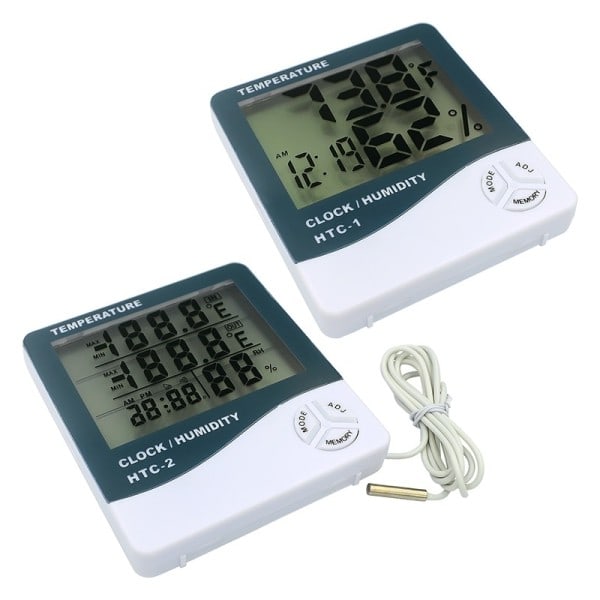 3-i-1 Digital Display Termometer Inomhus Utomhus Termometer
