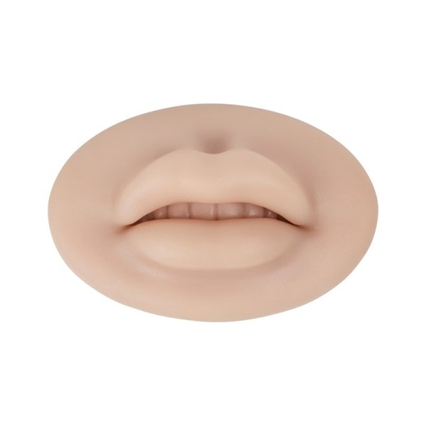 ett stykke Microblading Gjenbrukbar 5D Silicon Leppe Skin Practice European Solid For PMU Begynner