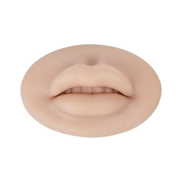 one piece Microblading Återanvändbar 5D Silicon Lip Skin Practice European Solid För PMU Nybörjare