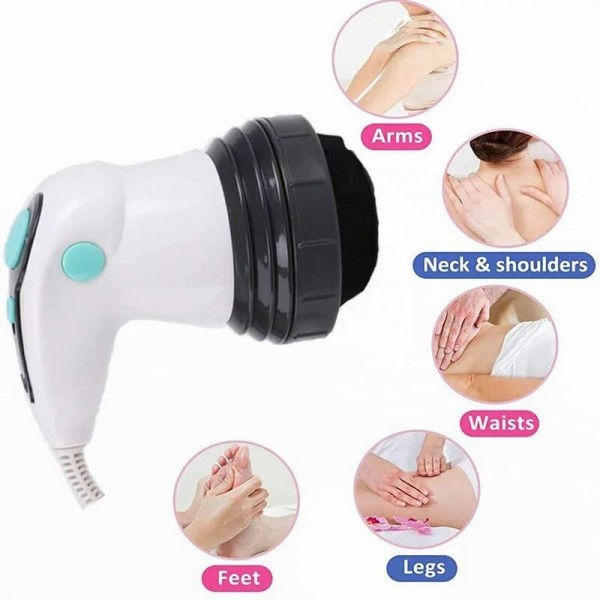 Anti Cellulite Massager 4 I 1 Infrarød Elektrisk Krop Slankende Afslappende Muskel 3D Roller Massager